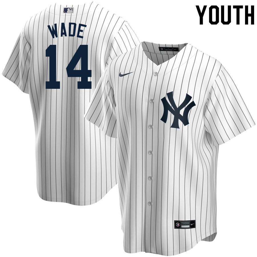 2020 Nike Youth #14 Tyler Wade New York Yankees Baseball Jerseys Sale-White